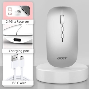 <span class=keywords><strong>Acer</strong></span> OMR050<span class=keywords><strong>เมาส์</strong></span><span class=keywords><strong>ไร้</strong></span><span class=keywords><strong>สาย</strong></span>สองโหมดชาร์จซ้ำได้แบบบางบลูทูธ2.4กรัมคลิกเงียบปรับได้1600 DPI ตั้งโปรแกรมได้ตามหลักสรีรศาสตร์ - Product Image 6