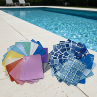 Revestimiento de piscina de alta calidad, película de PVC de 1.5 mm de grosor, resistente al cloro, antienvejecimiento, colorido, antideslizante, para piscinas.