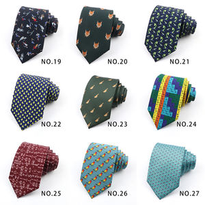 Poliéster Novela Química <span class=keywords><strong>matemática</strong></span> Constelación Instrumento musical Diseño animal Corbata de ocio para hombres - Product Image 4