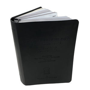 Couverture en cuir noir en gros avec impression personnalisée Impression <span class=keywords><strong>de</strong></span> livres <span class=keywords><strong>de</strong></span> la Bible chrétienne - Product Image 5