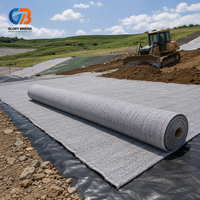 Couverture imperméable en bentonite, haute résistance à la traction, durable, longue durée de vie, anti-vieillissement, pour utilisation dans les canaux d'irrigation