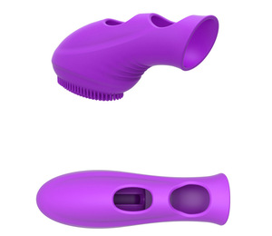 Stimulateur de plaisir sexuel pour couples, vibromasseur à balle, plaisir des doigts, préservatif, manchon pour doigts, vibrateurs pour femmes, stimulateur du clitoris - Product Image 5