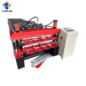 Máquina formadora de paneles de techo Ibr de Sudáfrica, película corrugada de azulejo de zinc, hoja de techo de Metal laminado, Motor, maquinaria para hacer azulejos - Product Image 1