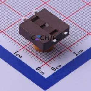 DTSM-25S-V-T/R Tactile Switch SMD-4P,12x12mm Switch Single Pole Single Throw Round Button Vertical Mount 12mm - Product Image 2