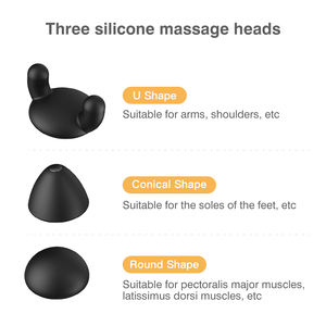 Mini pistola de fascie muscular inteligente de tejido profundo sin escobillas, 16Mm, relajación muscular miofascial de múltiples cabezas, Mini pistola de masaje deportivo - Product Image 5