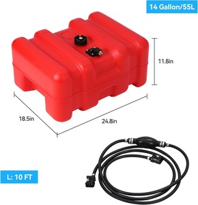 Winibo 45,4L/12Gal Portable Marine Gas Can avec Piston Grande Capacité Réservoir <span class=keywords><strong>de</strong></span> Carburant <span class=keywords><strong>de</strong></span> <span class=keywords><strong>Bateau</strong></span> 2-Way Vented Cap - Product Image 4
