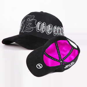 Casquette de baseball 5 panneaux en coton pour adulte, style 'Dad Hat', à visière courbée, avec broderie 3D, doublure en satin et en daim pour le sport - Product Image 3