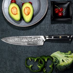 Tùy Chỉnh Dao Nhà Bếp Thiết Lập Sang Trọng Nhật Bản Damascus Nấu Ăn Dao ultility VG10 Thép Carbon Cao Đầu Bếp Dao - Product Image 4