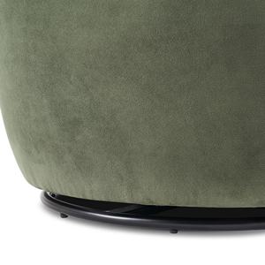Modern <strong>Swivel</strong> Lounge Lazy Sofa <strong>Chair</strong> Black Metal Base For Living Room - Product Image 4