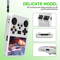 Vente en gros d'usine, étui de protection souple en silicone R36s pour console de jeu portable rétro R36S