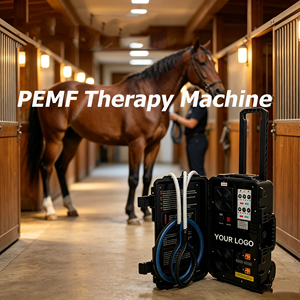Máquina PEMF de Doble Canal para Uso Animal, Acelera la Recuperación de Heridas, Promueve la Circulación Sanguínea, Dispositivo PEMF para Ranchos de Caballos - Product Image 1