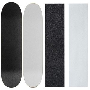 Mẫu miễn phí không thấm nước màu đen trong suốt tùy chỉnh thiết kế PVC chống trượt sàn Skateboard Grip băng 9 "x 33" - Product Image 2