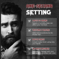 Look Mat Volume Cheveux Poudre Coiffante Hommes Texture Fluffy Dust IT Poudre Marque Privée