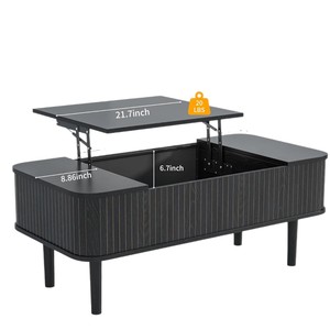 Cross-border concealed <b>storage</b> height-adjustable coffee <b>table</b>, home use, light luxury high-<b>end</b> <b>storage</b> <b>table</b>, floor-standing - Product Image 5