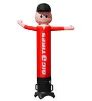 Mannequin publicitaire gonflable personnalisé en forme de garçon agitant la main, pour publicité extérieure et événements sportifs