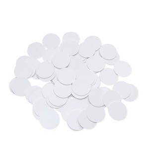NFC N tag215 Coin TAG Key 13.56MHz N TAG 215 Card Label RFID Ultralighte Tags Labels 25 mm diameter Round Box