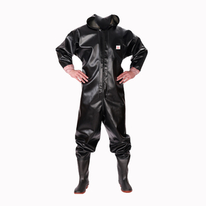 Costume imperméable en caoutchouc épaissi à pois costume de pataugeoire une pièce culotte en cuir de pêche <span class=keywords><strong>pantalon</strong></span> de pluie <span class=keywords><strong>pantalon</strong></span> <span class=keywords><strong>d</strong></span>'<span class=keywords><strong>eau</strong></span> - Product Image 1