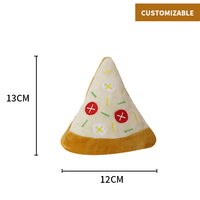 Source d'usine Fournitures pour animaux de compagnie Chien en peluche jouet sonore Mignon Pizza pain Fournitures pour animaux de compagnie Jouet Chat amusant jouets grinçants pour chien