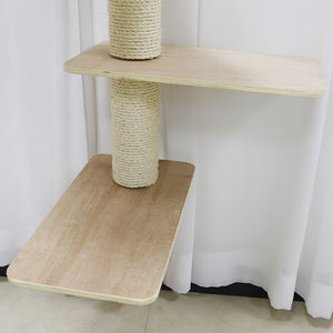 Duvara monte hamak yatak Pet mobilya kedi duvar kedi raf seti kedi levrek ahşap tırmalama tırmanma sonrası kedi ağacı ev oyuncak - Product Image 2