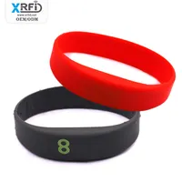 Children Tracking Silicone RFID Wristband 13.56khz NFC Bracelet fabrik RFID Wristband