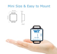 Capteur de vibration et d'inclinaison sans fil 9 axes BWT901CL MEMS Gyro MPU9250 avec interface USB-C BLE et précision supérieure
