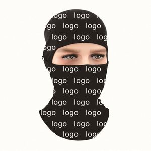 Pasamontañas de motocicleta personalizado con un orificio, transpirable, para refrigeración del cuello, máscara de esquí deportiva unisex 100% poliéster - Product Image 3