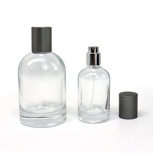 Botella de Perfume de Vidrio Transparente con Hombros Redondeados, Precio de Fábrica, Botella de Perfume Vacía con Atomizador, Botella Dispensadora de Cosméticos en Varios Tamaños - Product Image 2