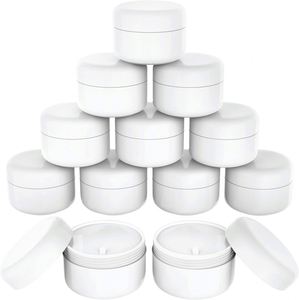Pots cosmétiques en plastique PP à double paroi de 100 ml et 200 ml avec couvercle à vis, couleur personnalisée, pour crème visage et corps, beurre corporel, gommage, OEM disponible - Product Image 1