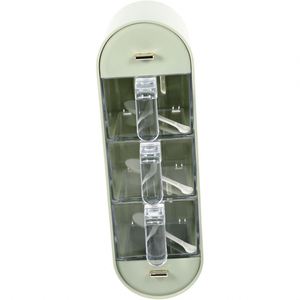 Kitchen 5 Compartment Seasoning Storage Boxes Set Plastic Seasoning <b>Box</b> Set Wall-Mounted Spice <b>Box</b> - Product Image 1