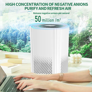 <span class=keywords><strong>Purificateur</strong></span> <span class=keywords><strong>d</strong></span>'<span class=keywords><strong>air</strong></span> avec filtre HEPA, commandé par application, silencieux, électrique, en plastique, portable, pour usage domestique, H13 H11 EU - Product Image 4