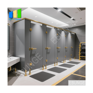 商用卫生间淋浴隔断卫生间隔间摊位Hpl面板卫生间墙壁隔断 - Product Image 1