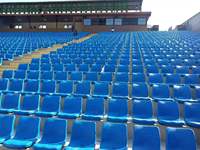 Siège de stade rembourré en HDPE pour extérieur, durable, imperméable, chaise de gym, gradins