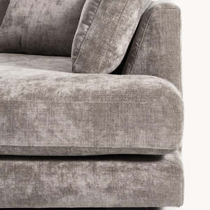 Sofá Modular <span class=keywords><strong>en</strong></span> Forma de L para Decoración de Sala de Estar de Hotel o Villa Moderna, Sofá Cama Tapizado <span class=keywords><strong>en</strong></span> Tela de Lujo Ligero y Alta Comodidad - Product Image 2