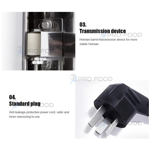 Mélangeur de pâte de boulangerie professionnel pour nouilles à pain et pâte à biscuits avec technologie de mélange en spirale à grande vitesse - Product Image 3