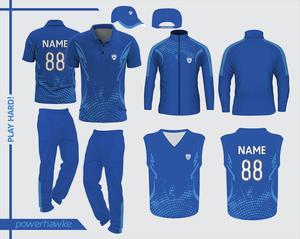 Prohawke Cricket Sportswear Ensemble d'uniformes de cricket extensibles pour garçons adultes avec taille de logo de couleur de nom d'équipe personnalisée - Product Image 4