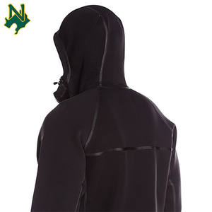 Chaqueta Typhoon Personalizada para Hombre, Sudadera con Capucha de Neopreno, Interior Forrado de Felpa, Cortavientos, Impermeable, Sudadera Técnica sin Estampado - Product Image 3