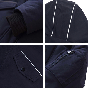 Veste d'hiver décontractée pour garçons, <span class=keywords><strong>parka</strong></span> bouffante coupe-vent et imperméable avec capuche en fausse fourrure, vêtements d'extérieur pour enfants - Product Image 4