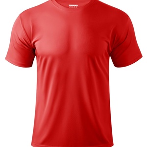 T-shirt Rashguard à manches courtes pour homme, UPF 50+, séchage rapide, protection solaire, hauts de sport, pêche, natation, 100% coton, tricoté, motif imprimé - Product Image 3