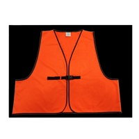Gilet de chasse en gros pour terrains montagneux, orange fluo, réfléchissant, avec chapeau de chasse pour l'extérieur par temps froid, haute visibilité