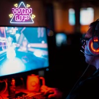 Neonawall Win up Enseigne néon LED USB à intensité variable pour la décoration murale de salles de jeux d'arcade, parcs d'attractions, salles de jeux, bars, vitrines de magasins