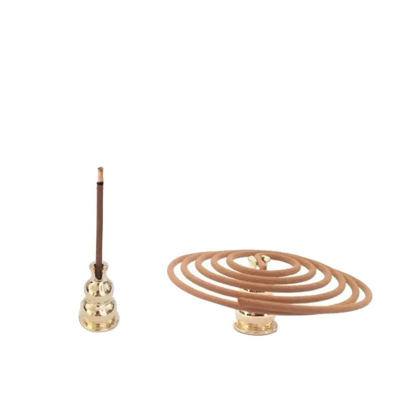 Mini bastão de incenso em forma de cabaça, barato, preço, moderno, suporte de incenso/queimador de incenso, metal, latão, suporte para incenso