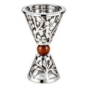 Quemador de incienso único de metal y madera, diseño artístico hecho a mano, perfecto para meditación, yoga, relajación y decoración de interiores. - Product Image 1