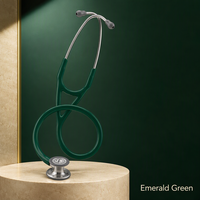 Stéthoscope Professionnel Coloré avec Diaphragme Réversible, Outil d'Écoute Acoustique Adulte et Pédiatrique pour Équipes Médicales