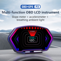 Proyektor LCD Besar 6-Inci Terbaru, Multi-Fungsi, Elektronik Otomatis P3 GPS OBD HUD dengan Garansi 1 Tahun untuk BMW dan Mazda