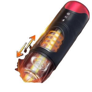 Giocattolo a mani libere del sesso del masturbatore di rotazione telescopica di aspirazione automatica per l'auto-gratificazione dell'uomo - Product Image 1