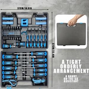 ชุดไขควง 83 ชิ้นของเซโก้ ทูลส์ 37X57 ซม. ชุดเครื่องมือช่างความแม่นยำสูงทำจากเหล็กโครเมี่ยมวาเนเดียม พร้อมตัวขจัดแม่เหล็กและเชือกบันจี้จัม - Product Image 1