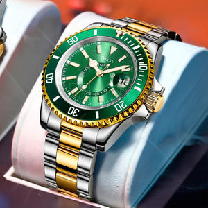 Montres de poignet à quartz étanches en acier inoxydable de luxe avec logo de marque personnalisé vintage de haute qualité vente en gros de montres <span class=keywords><strong>bracelet</strong></span> pour hommes - Product Image 2