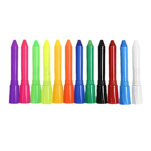Kit de peinture corporelle lavable à 6 couleurs, crayons de peinture UV pour le visage, pour le maquillage de festival - Product Image 5