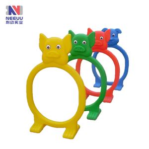 Jouets pour enfants, jeux de plein air et d'intérieur, obstacles en plastique, hippopotames, grottes à creuser, 4 pièces/ensemble - Product Image 3