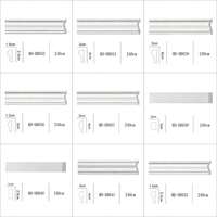 Rosace décorative florale moderne blanche en polyuréthane, applique sculptée pour plafond, meuble, porte de placard, mur